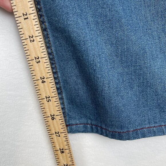 Tommy Bahama Jeans Mens 33x32 Blue Straight Mid Rise Medium Wash Denim act 32x28 - Picture 9 of 11